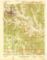 1940 Map of West Plains, MO — High-Res | Pastmaps